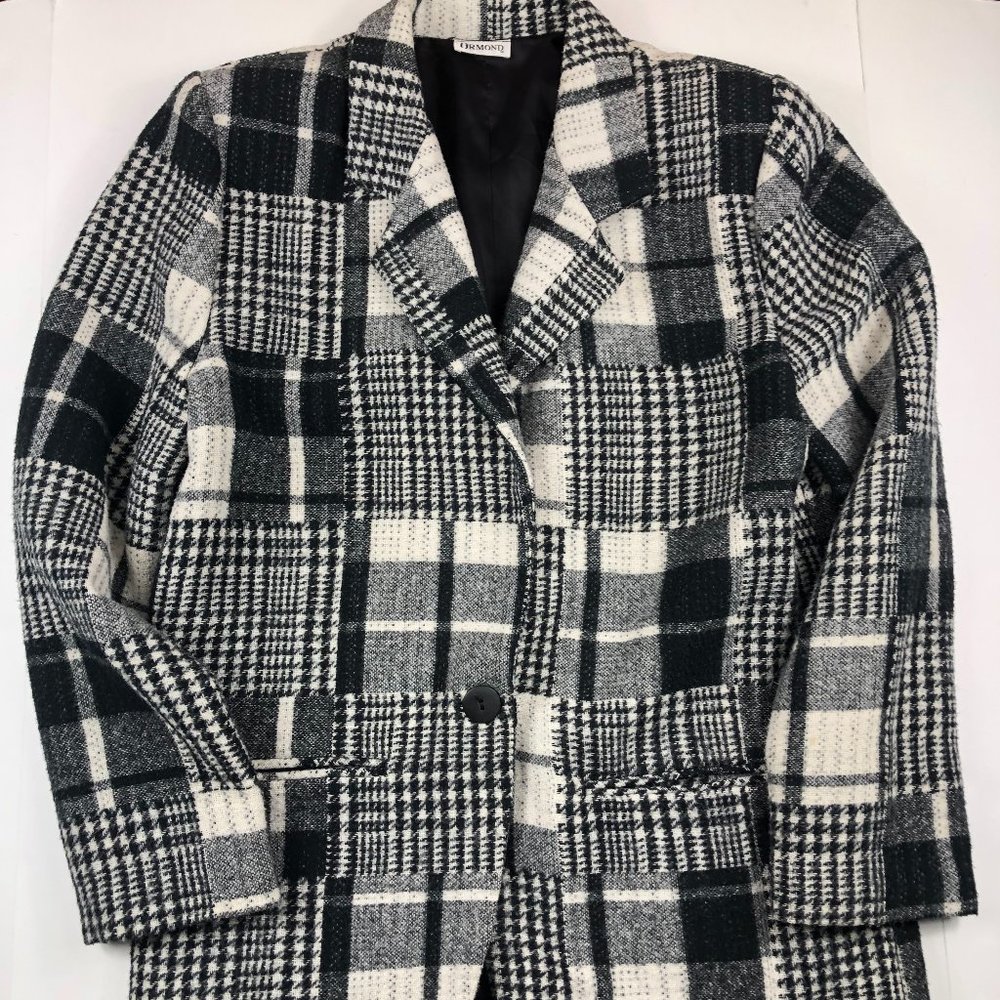 Ormond Vintage Oversized Patchwork Plaid Houndsto… - image 8